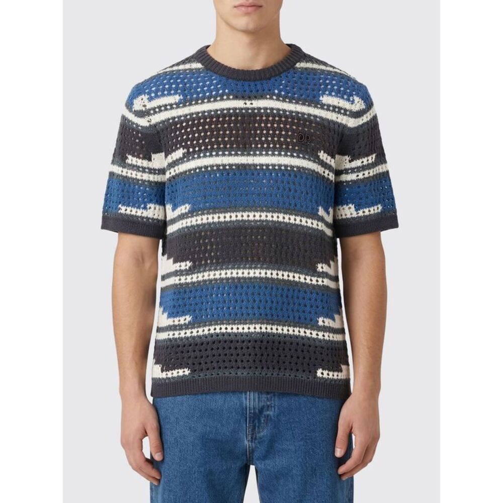 Daily Paper Men Crochet Crew Neck Sweater Daily Paper